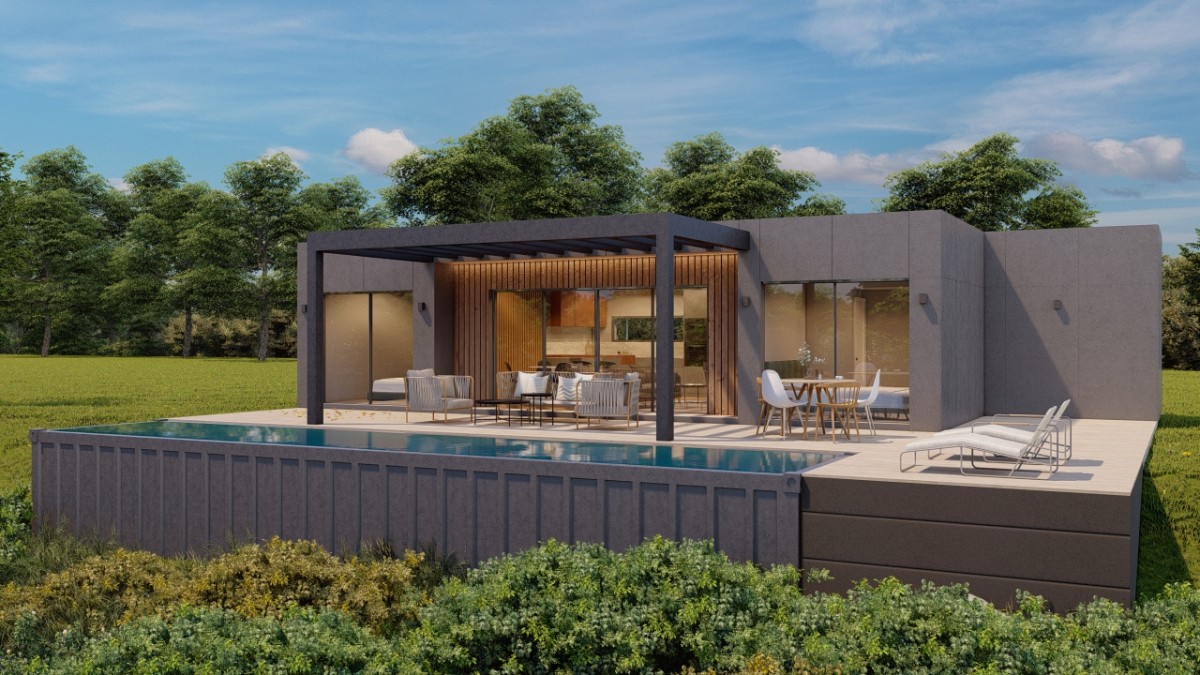 Moradia com contentores, design por JJ Containers