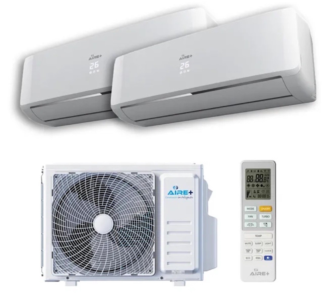 Ar condicionado fixo Aire+ TD-WIFI R32 9000+12000 BTU
