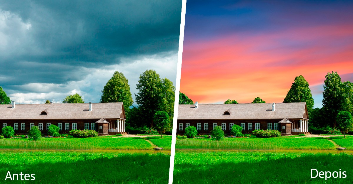 Edição de imagens de casas