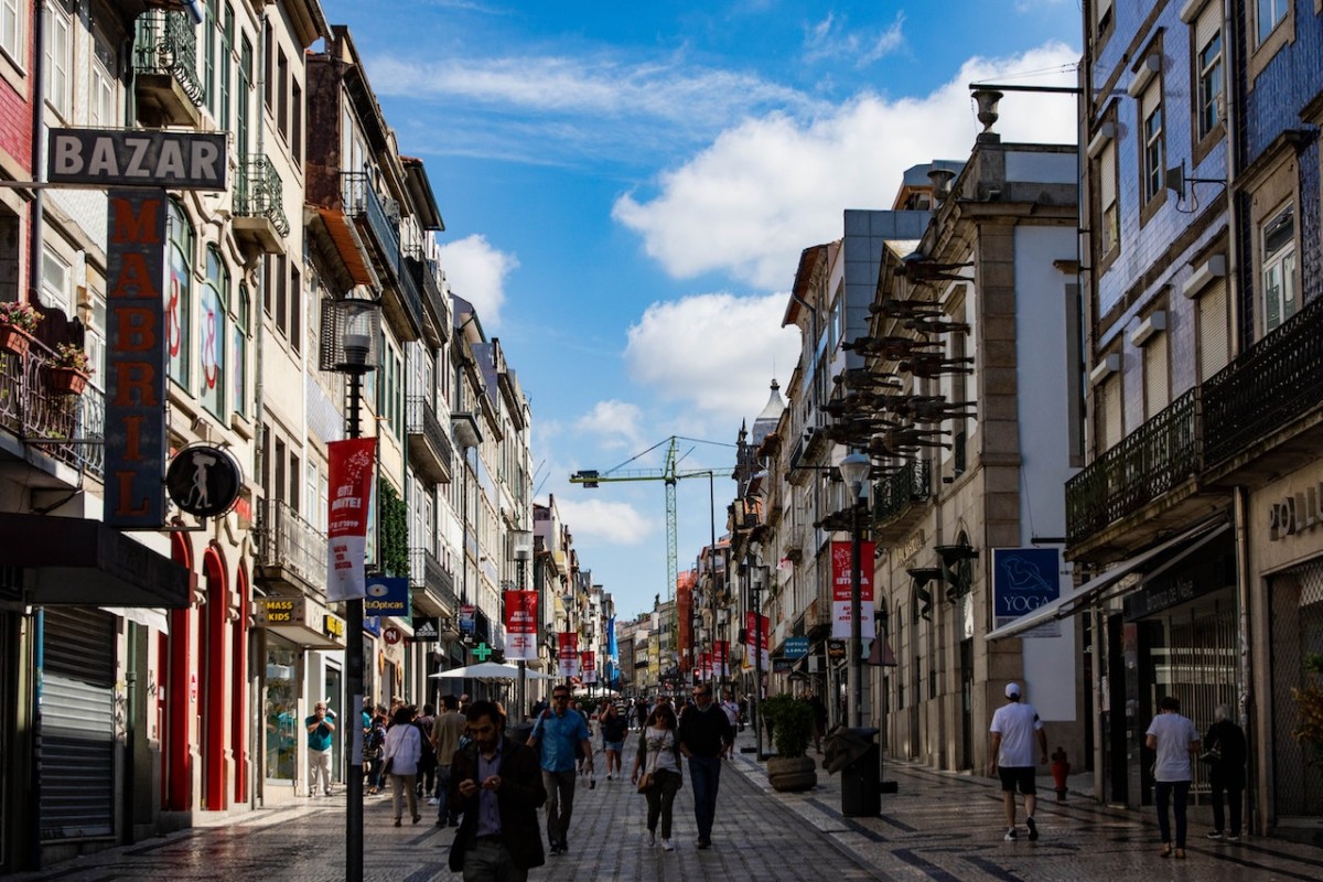 Comércio de rua no Porto