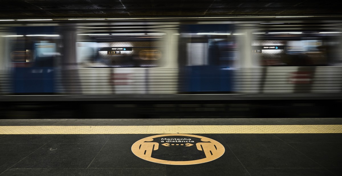 Estações do Metro de Lisboa encerradas