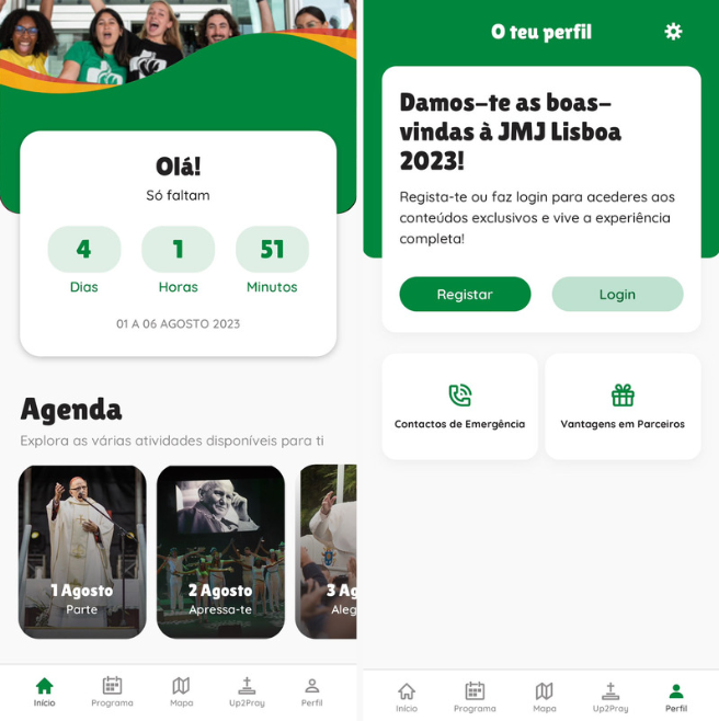 App Lisboa 2023: a aplicação móvel da JMJ