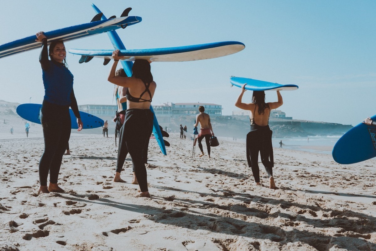 Surf reduces sress