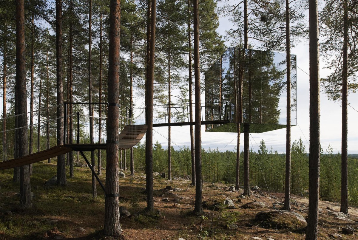 Os 10 alojamentos mais bizarros do mundo - Tree Hotel