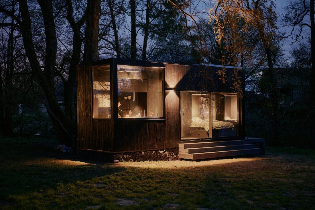 Esta casa pré-fabricada é perfeita para umas férias com a natureza
