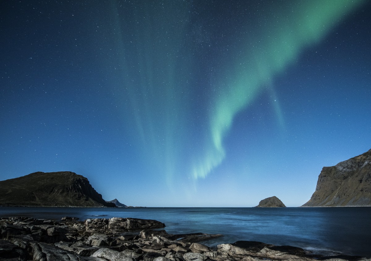 Aurora boreal na Noruega