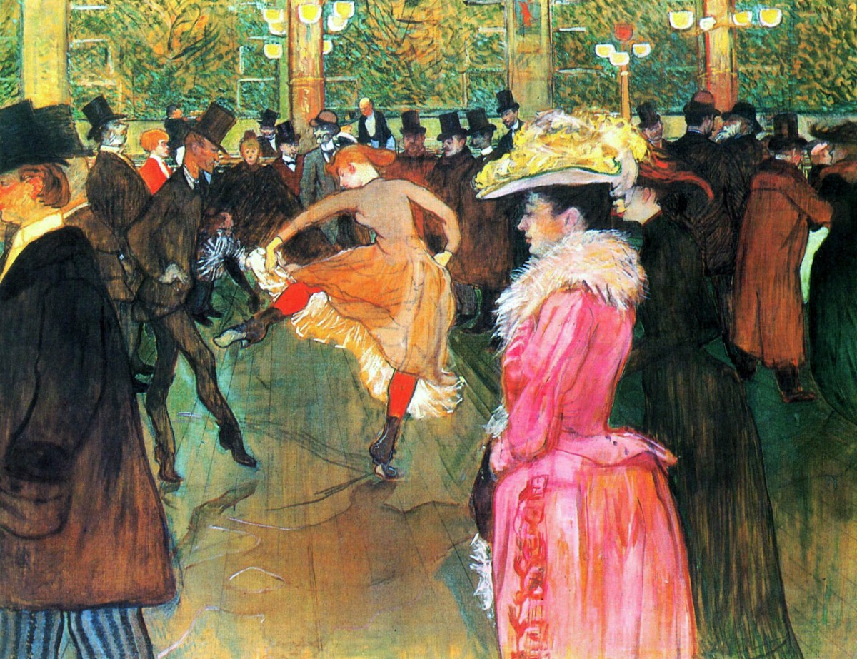 "La Danse ou Dressage des nouvelles par Valentin-le-Désossé" di Henri de Toulouse-Lautrec