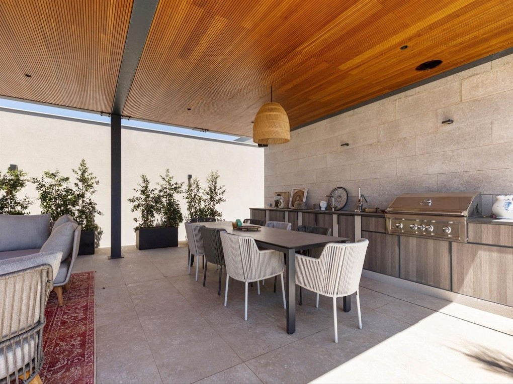 Zona de barbecue coberta