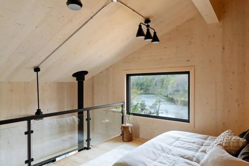 quarto de dormir da casa modular