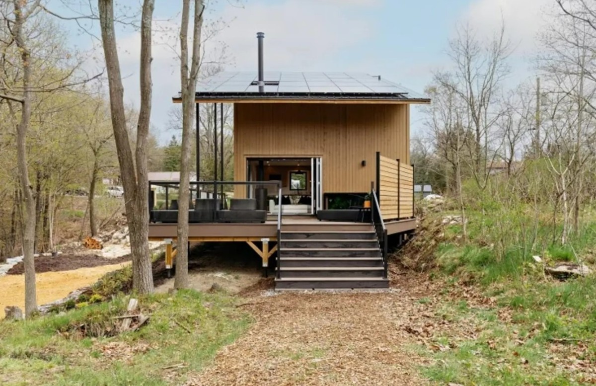 exterior da casa modular
