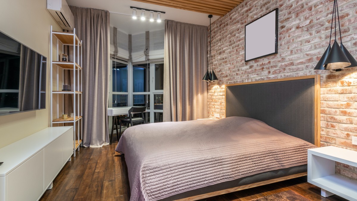 decoração de quarto sem paredes