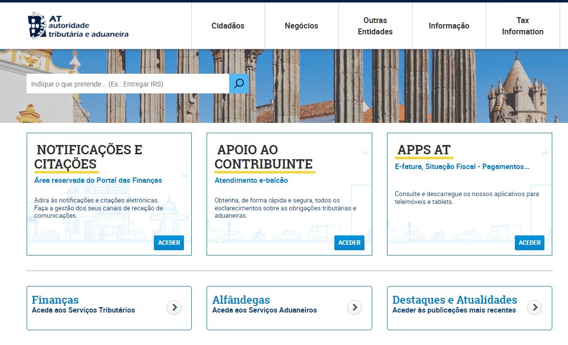 Portal das finanças