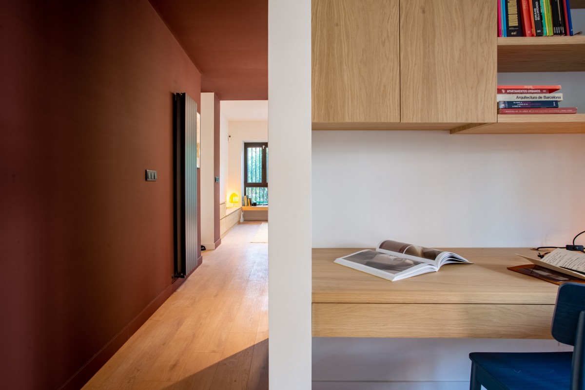 Reforma de sucursal bancaria a piso