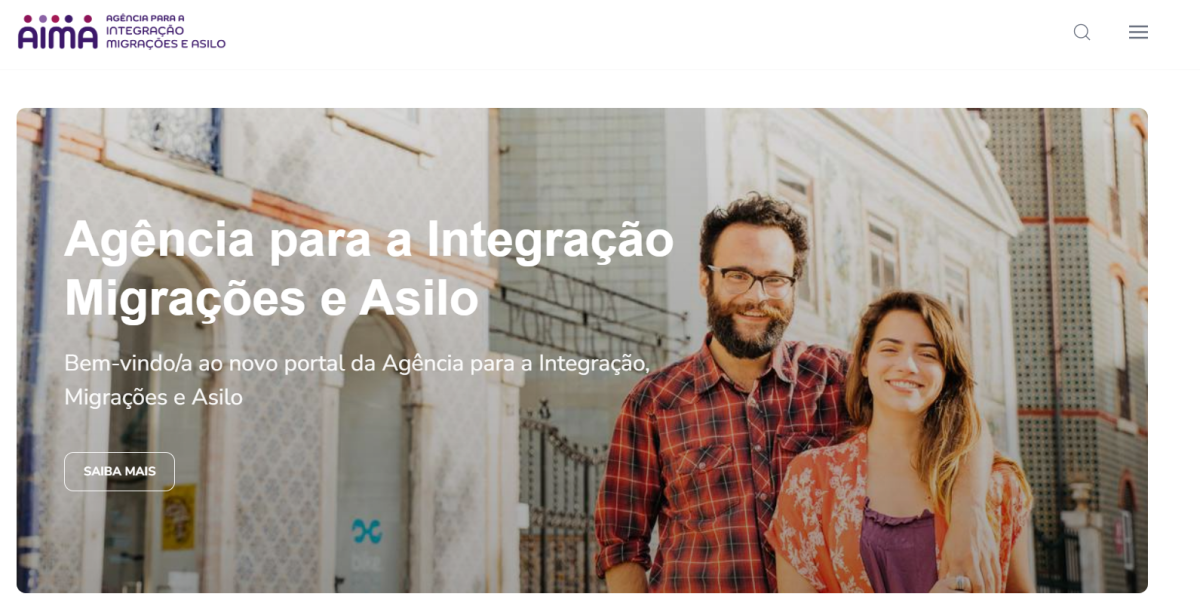 Novo site da AIMA Onde tratar as autorizações de residência