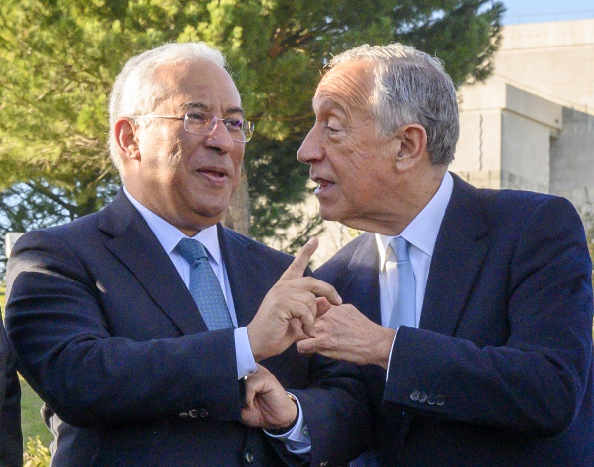 António Costa, ex-primeiro-ministro e Marcelo Rebelo de Sousa, Presidente da República Demissão de Costa