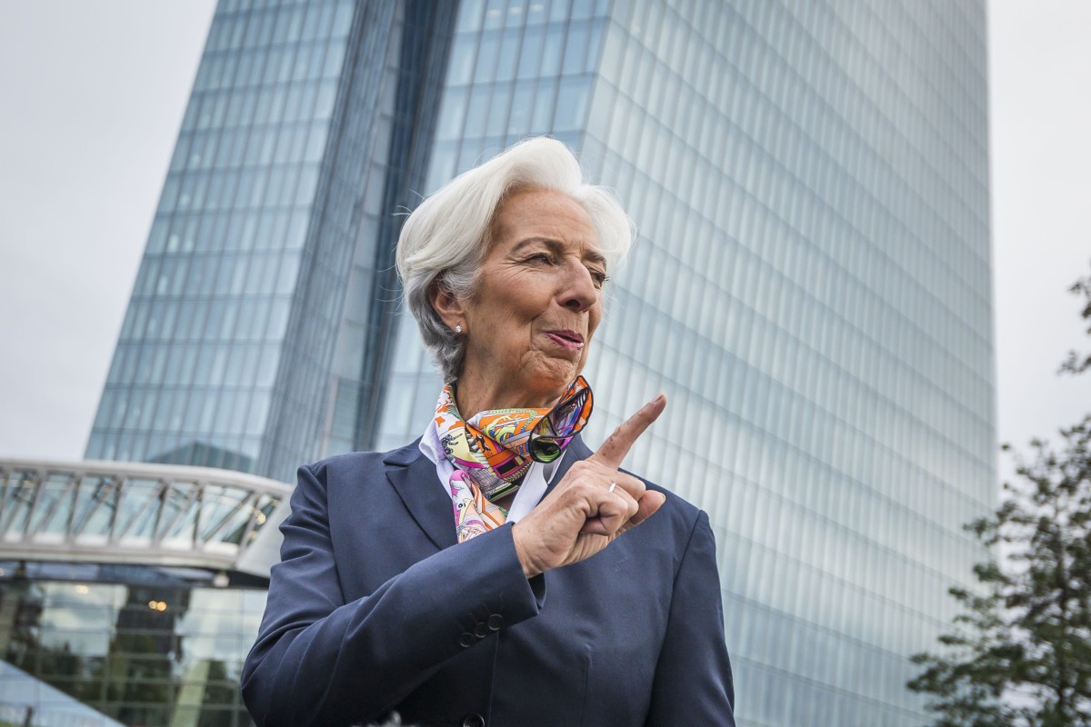 Christine Lagarde, presidente do BCE Descida dos juros do BCE