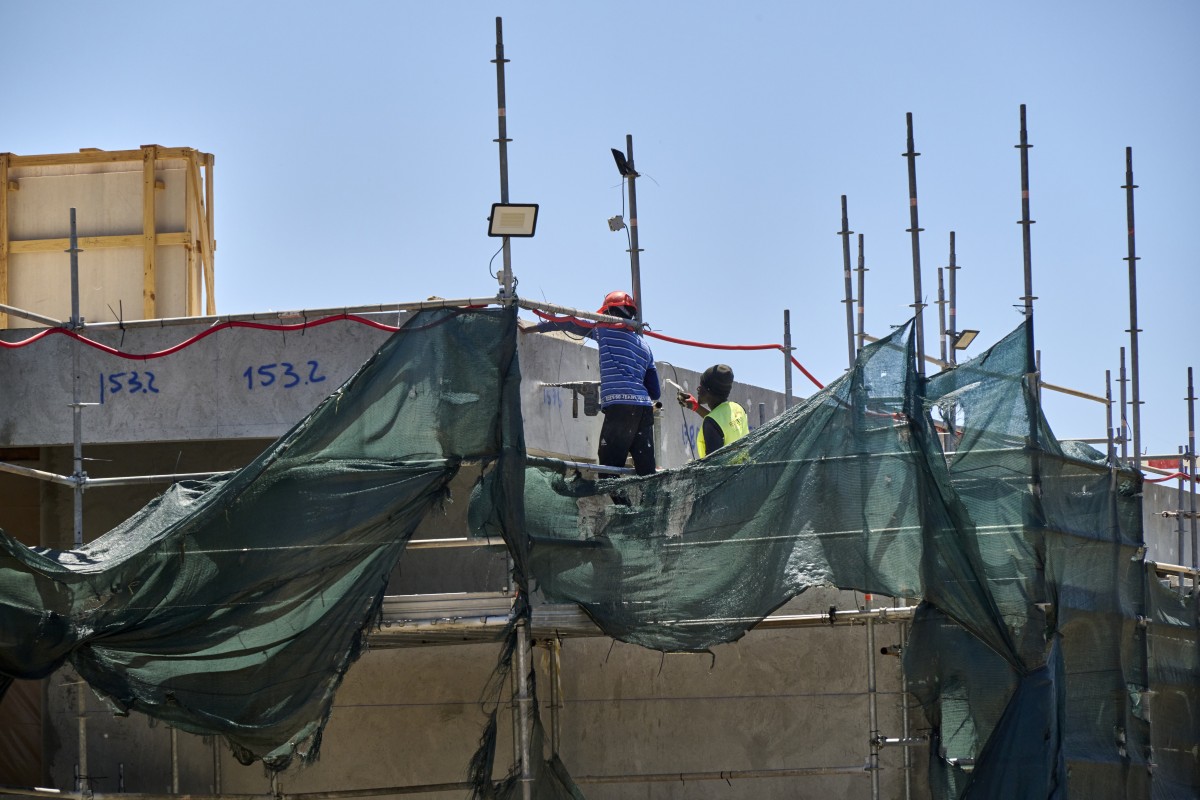 Construção de casas novas em Portugal