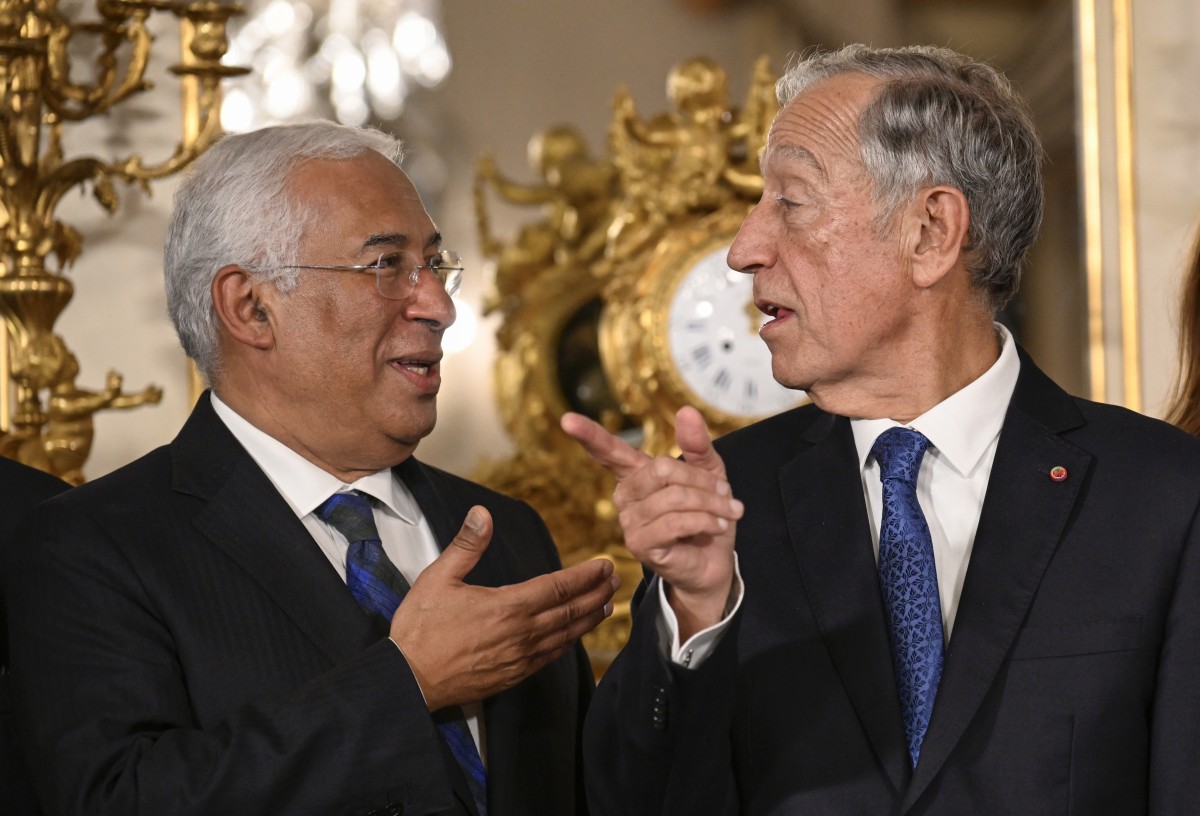O primeiro ministro em funções, António Costa, e o Presidente da República, Marcelo Rebelo de Sousa António Costa e Marcelo Rebelo de Sousa