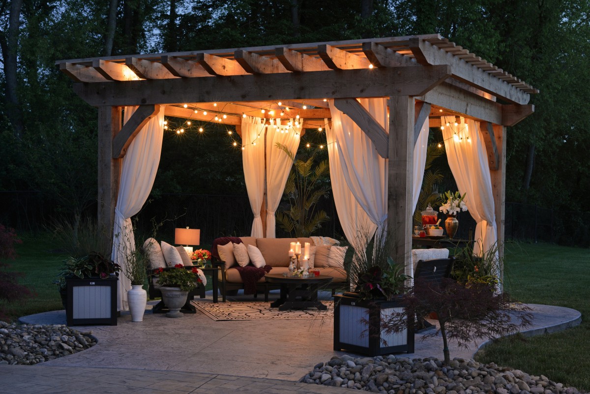 decoração de exteriores