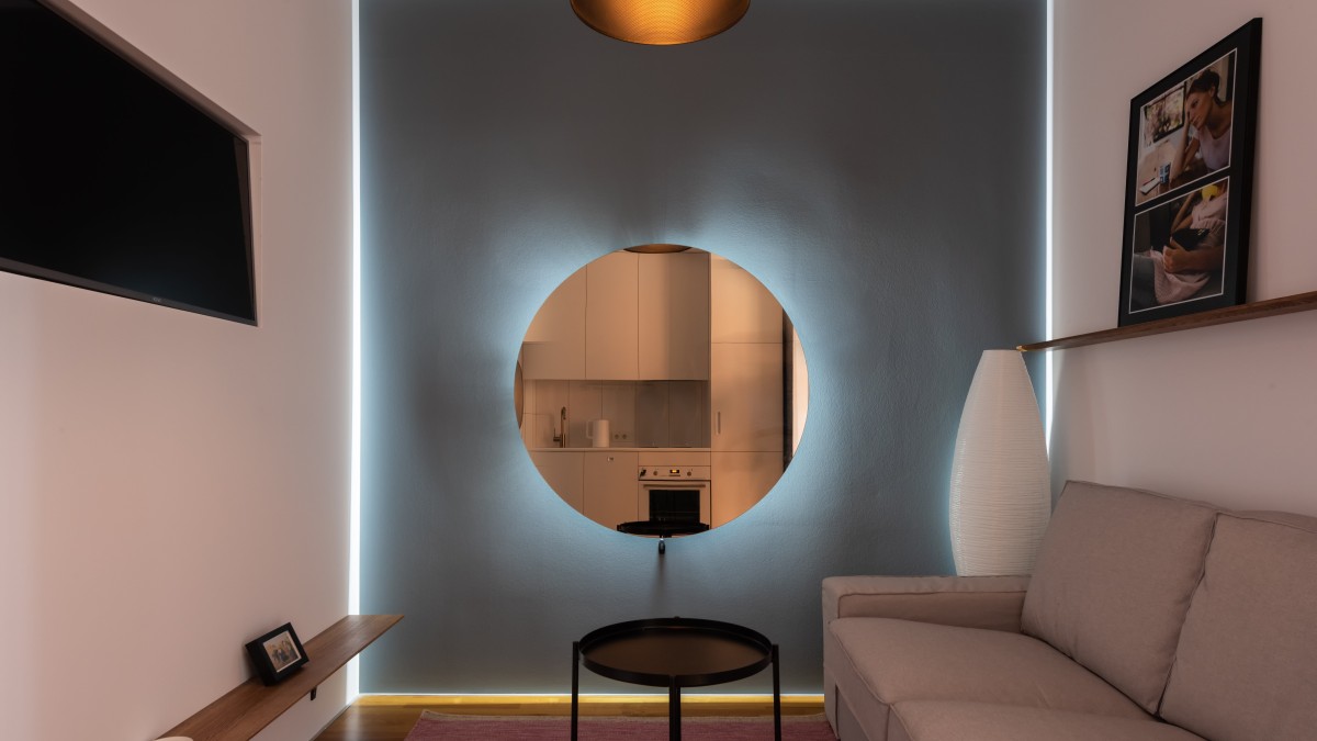 paredes com círculos