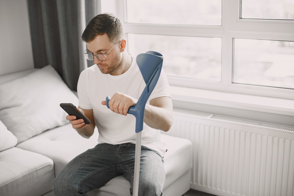 Homem incapacitado para o trabalho