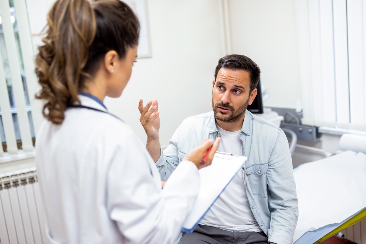 Doente atendido por médica