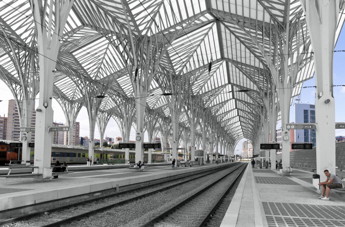Obras na Gare do Oriente