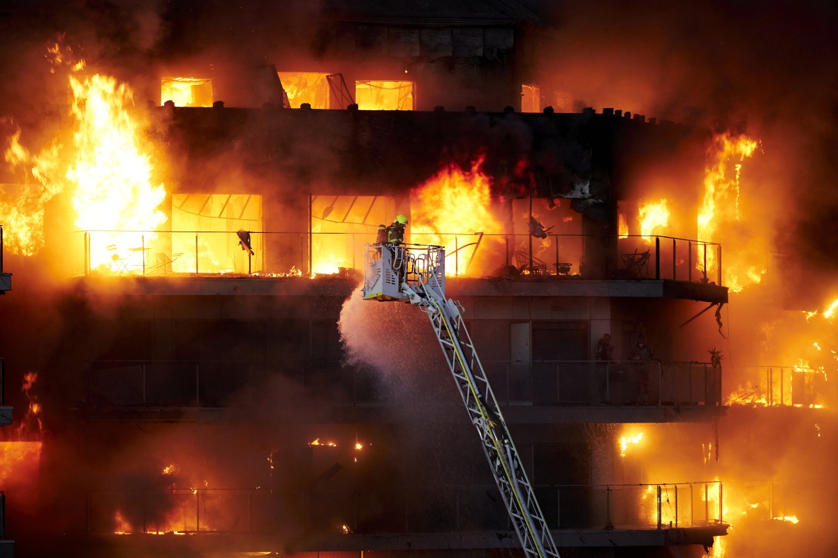 incêndio em Valência
