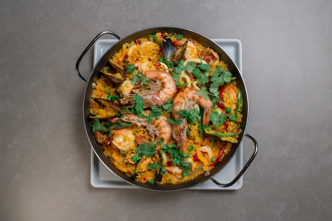 paella de frutos do mar