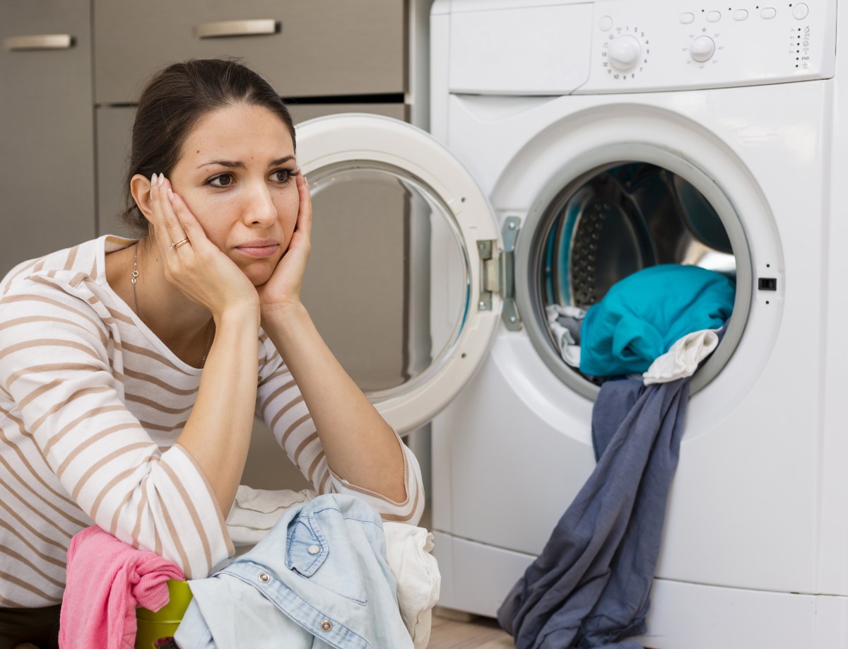 Onde colocar a máquina da roupa