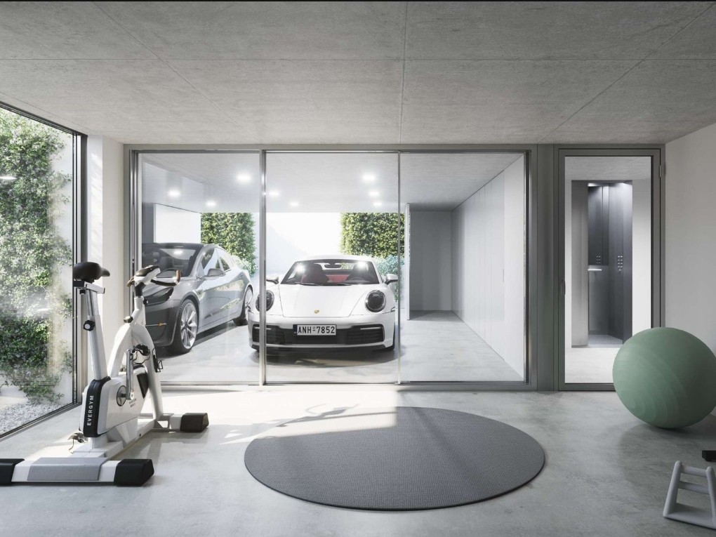 Casas com garagem