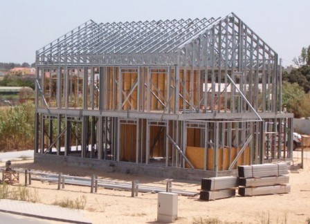 construção em aço leve