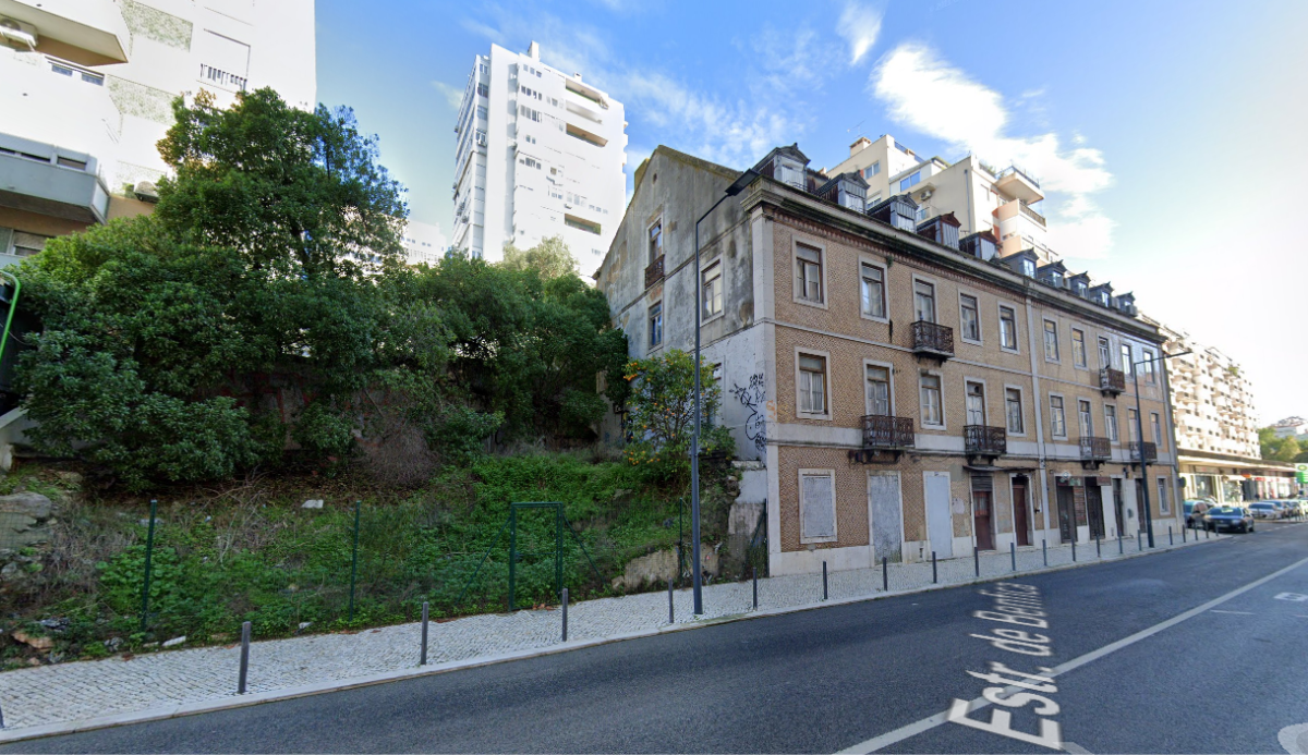 Edifício e terreno na Estrada de Benfica Habitação acessível em Lisboa