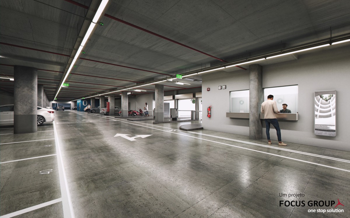 Parque de estacionamento subterrâneo em Entrecampos