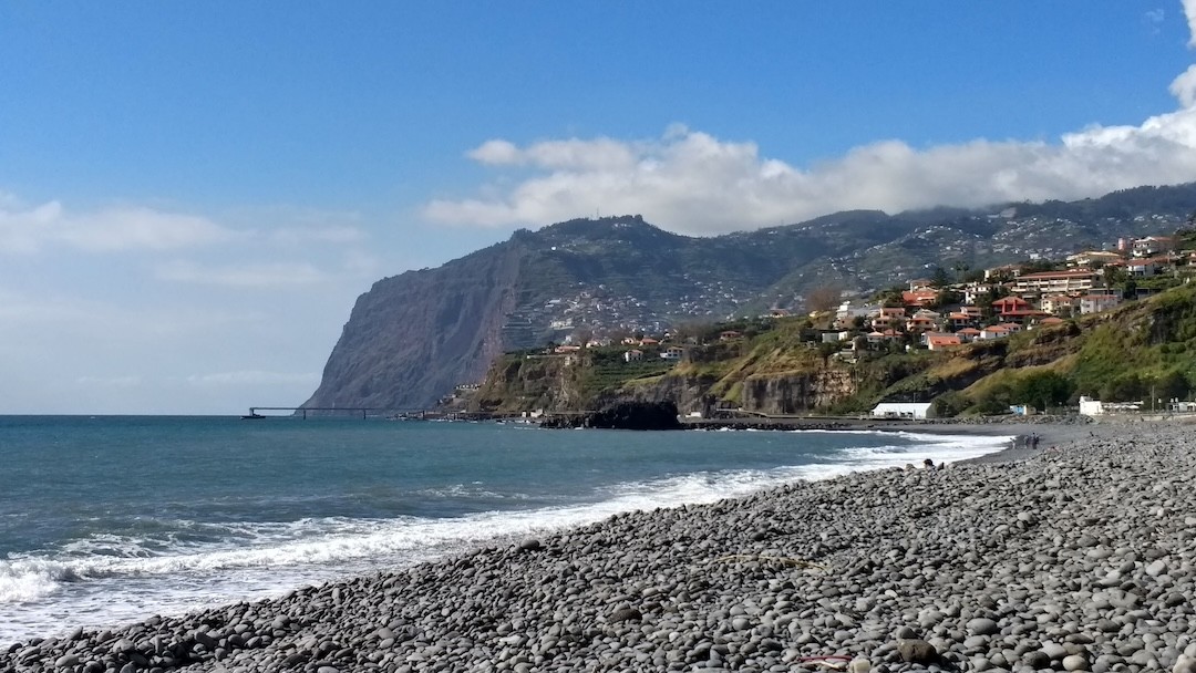 Praia Formosa no Funchal