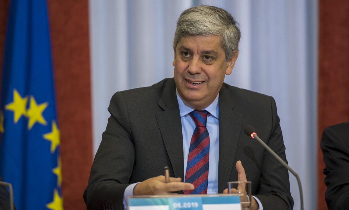 Mário Centeno, governador do Banco de Portugal Cortes dos juros pelo BCE