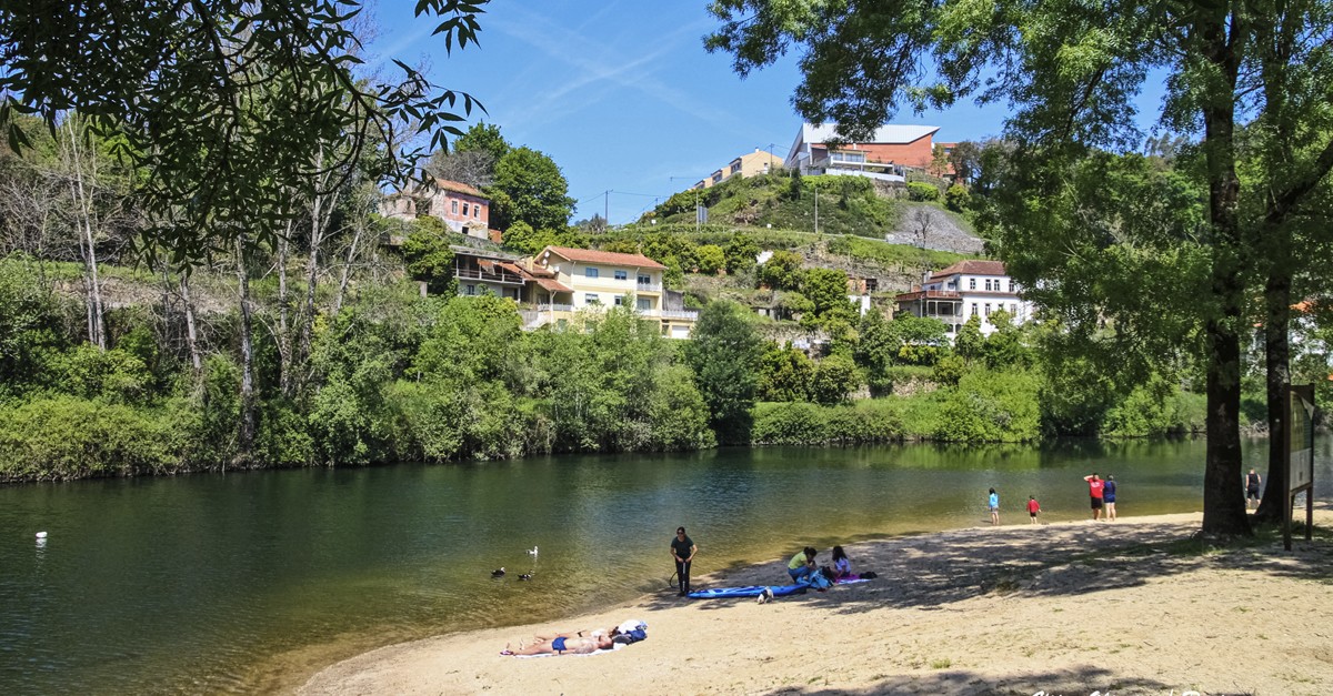 Praia fluvial quinta do barco