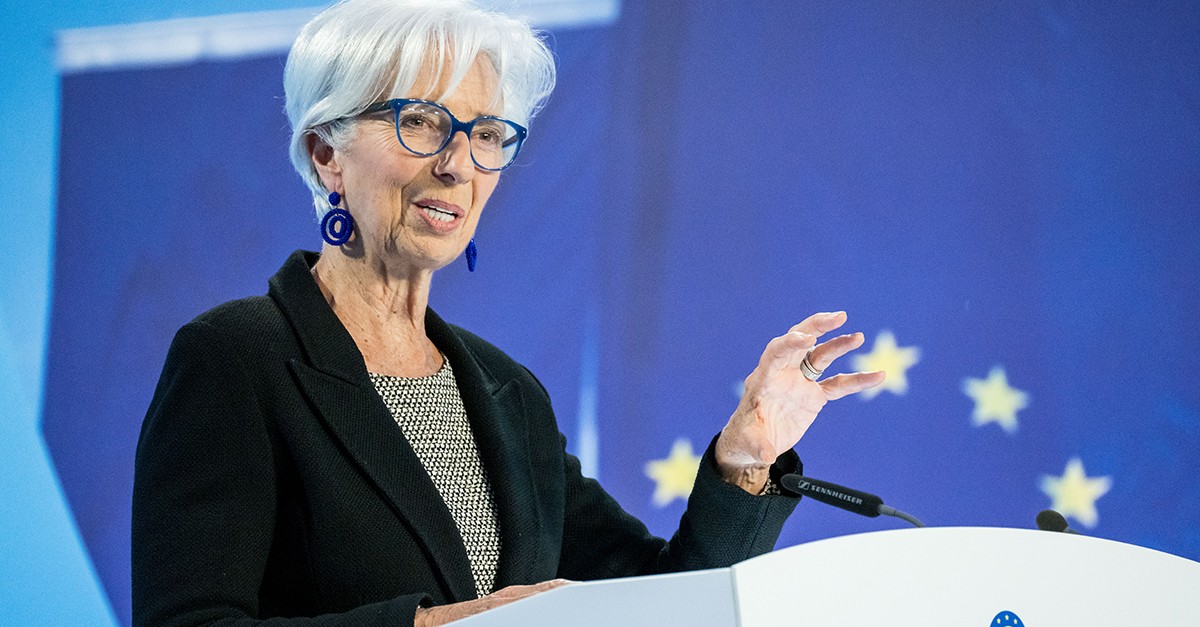 Christine Lagarde, presidente do BCE. Christine Lagarde