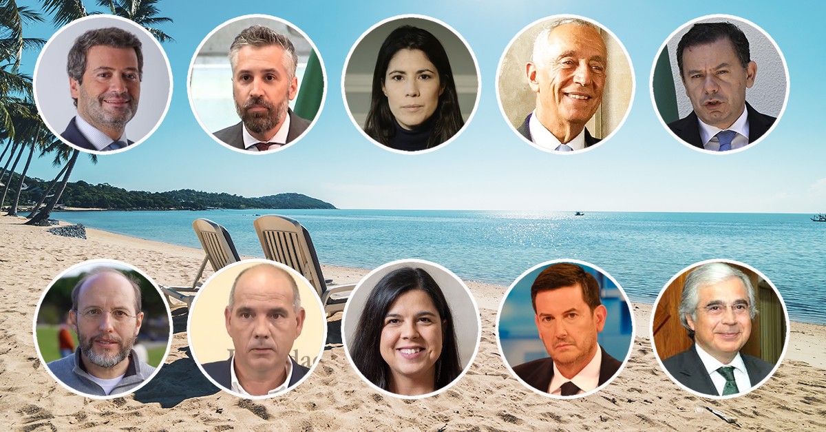 Férias de verão dos políticos