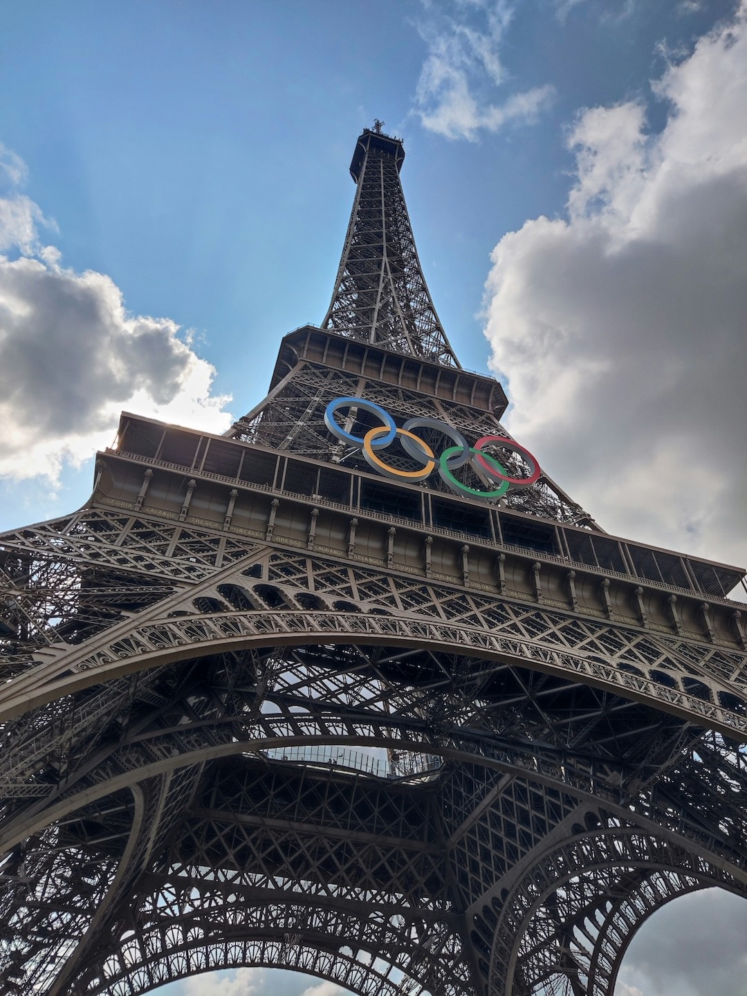 Torre Eiffel durante os Jogos Olímpicos 2024