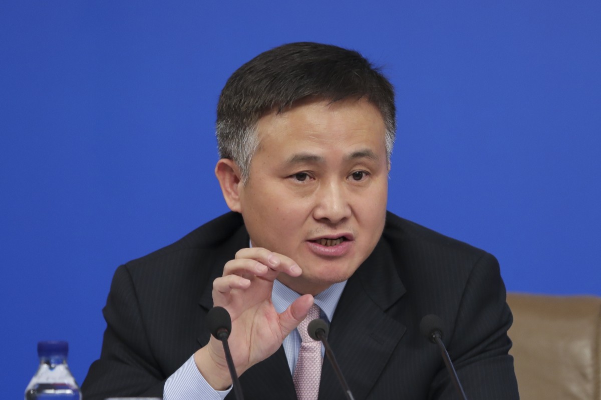 Pan Gongsheng, presidente do Banco Popular da China Juros na China a descer