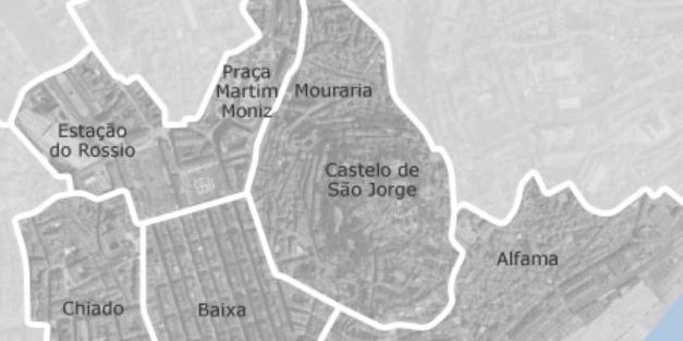 Mouraria Mapa