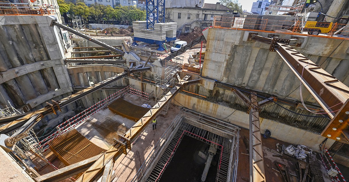 Obras no metro de Lisboa