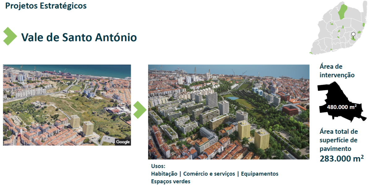 Vale de Santo António em Lisboa