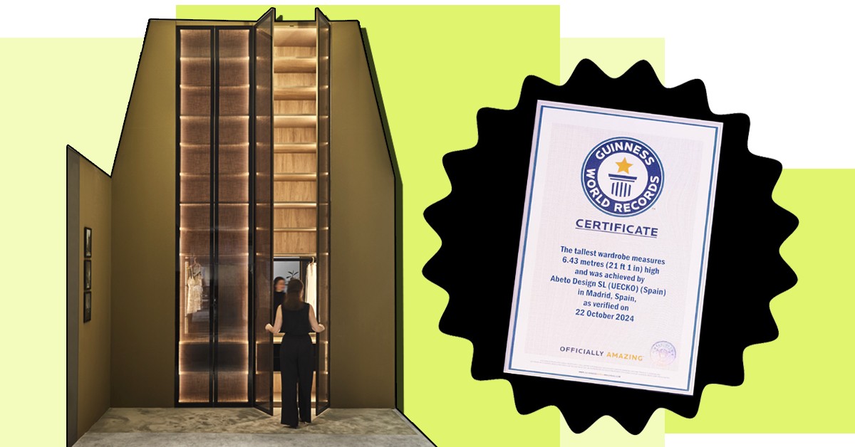 o armário mais alto do mundo