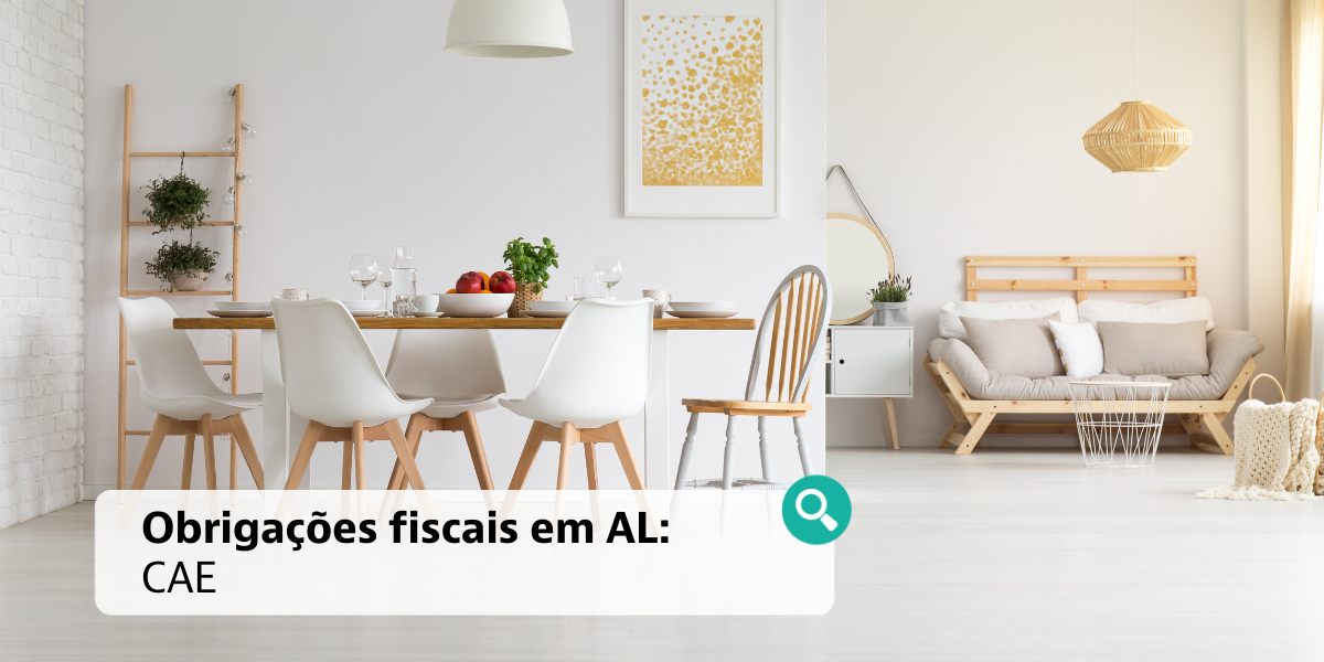 CAE para alojamento local