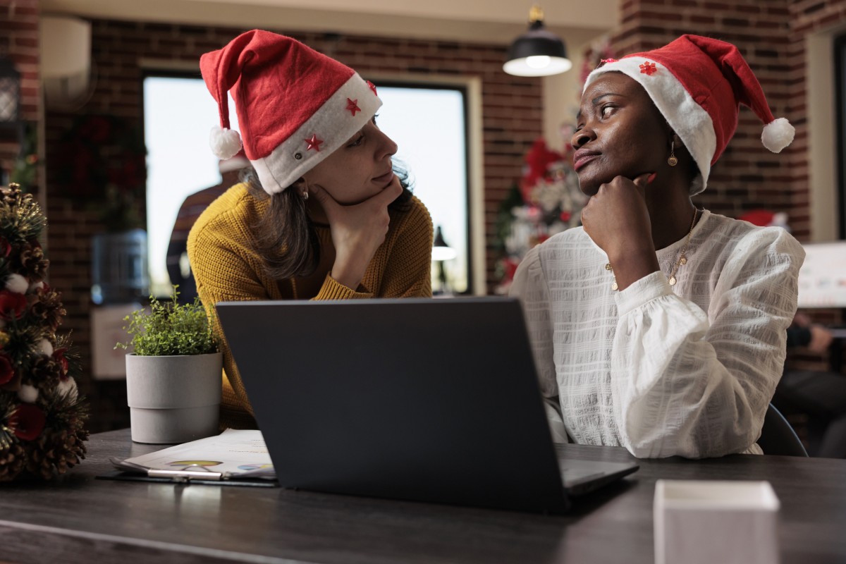 Trabalhadores em época de Natal