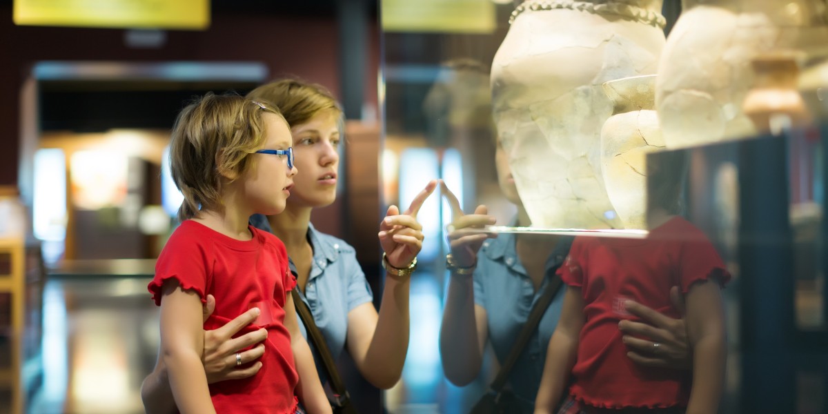 Museu com crianças