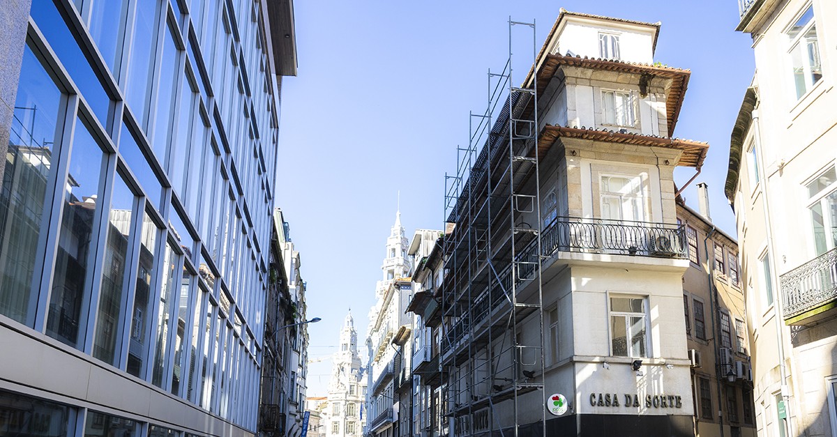 Obras no Porto