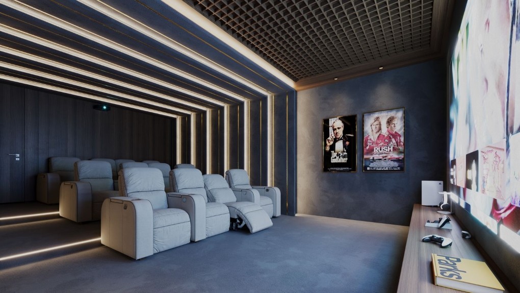 Sala de cinema em casa